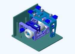3D model of micro-turbojet test rig