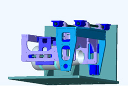 3D model of micro-turbojet test rig